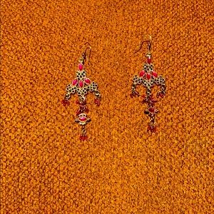 Pink and gold Earnings